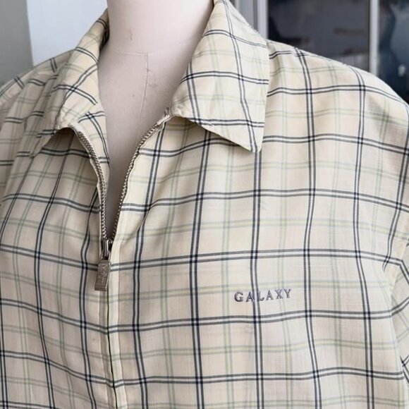 Vintage White and Black Checked Jacket - Picture 2 of 4